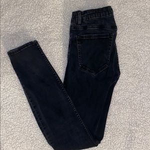 Zara Charcoal Grey Jeans (Size US 4)